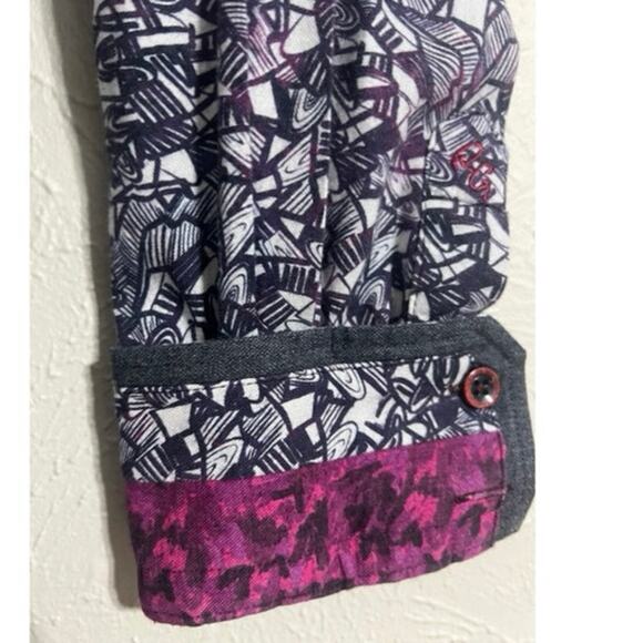 Robert Graham Abstract Cotton Button Down Flip Cuff  Medium - Picture 5 of 5